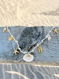 White Coastal Rope Charm Necklace