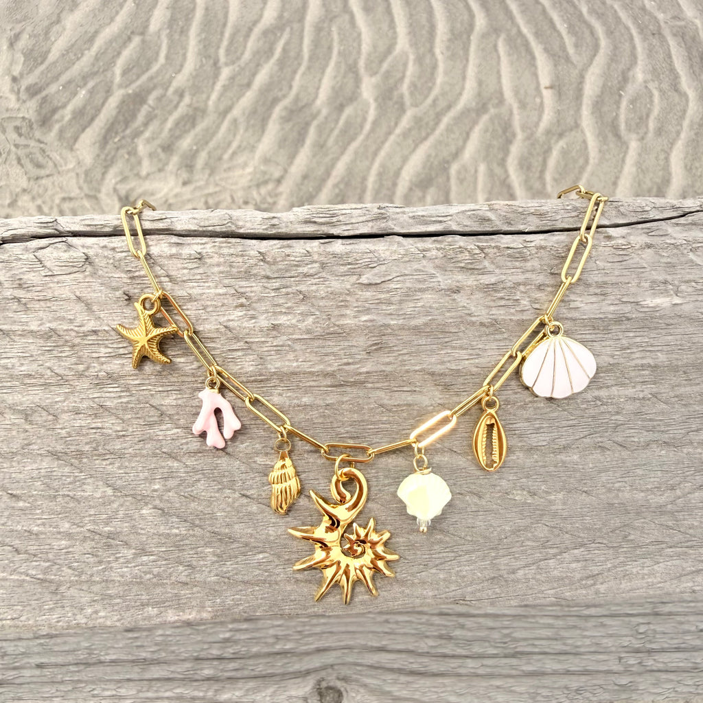 Retro Sun Charm Necklace 7