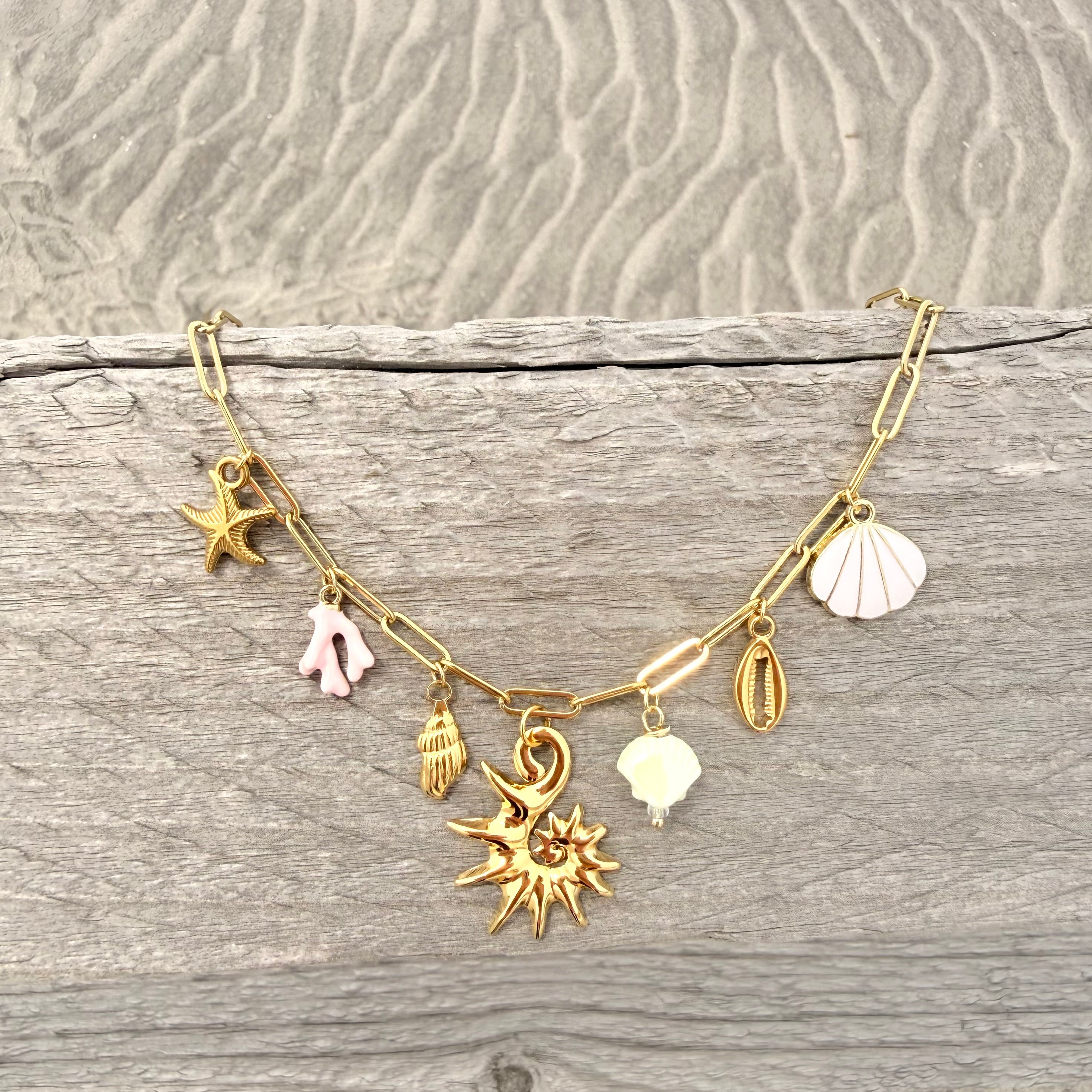 Retro Sun Charm Necklace 7