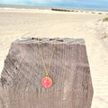 Hot Pink Starfish Pendant